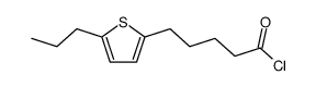 5-(5-propyl-[2]thienyl)-valeryl chloride结构式