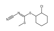 2-chlorocyclohexyl methyl cyanocarbonimidodithioate结构式