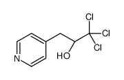 (2S)-1,1,1-trichloro-3-pyridin-4-ylpropan-2-ol结构式