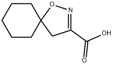 1-氧杂-2-氮杂螺环[4,5]癸-2-烯-3-羧酸结构式