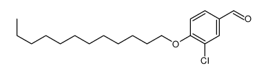 3-chloro-4-dodecoxybenzaldehyde结构式