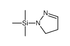 3,4-dihydropyrazol-2-yl(trimethyl)silane结构式