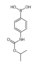 4-(异丙氧基羰基氨基)苯硼酸结构式