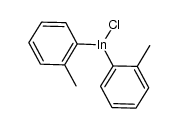 di-o-tolylindium(III) chloride结构式