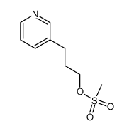 3-(3-pyridylpropyl)mesylate Structure