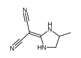 2-(4-methylimidazolidin-2-ylidene)propanedinitrile结构式