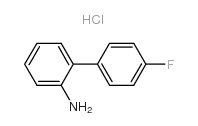 4'-FLUOROBIPHENYL-2-YLAMINEHYDROCHLORIDE结构式