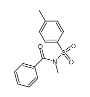 N-benzoyl-N-methyl-4-methylbenzenesulfonamide结构式