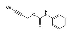 (3-((phenylcarbamoyl)oxy)prop-1-yn-1-yl)copper结构式
