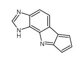 1H-Cyclopenta[4,5]pyrrolo[2,3-e]benzimidazole(9CI) Structure