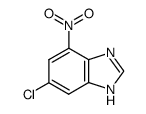 1H-Benzimidazole,6-chloro-4-nitro-(9CI) structure