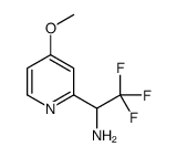 2,2,2-trifluoro-1-(4-methoxypyridin-2-yl)ethanamine结构式