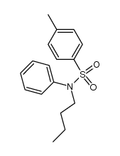 N-butyl-4-methyl-N-phenylbenzenesulfonamide结构式