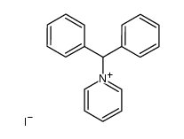 1-benzhydryl-pyridinium, iodide Structure