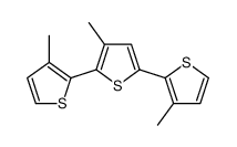 3-methyl-2,5-bis(3-methylthiophen-2-yl)thiophene Structure