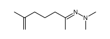 6-Methyl-6-hepten-2-one dimethylhydrazone结构式