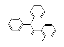 2,2-diphenyl-1-o-tolyl-ethanone结构式