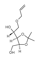 5-O-allyl-2,3-O-isopropylidene-D-ribitol Structure