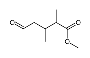 methyl 2,3-dimethyl-5-oxopentanoate结构式
