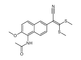 N-<-6 methoxy-2 naphtyl> acetamide Structure