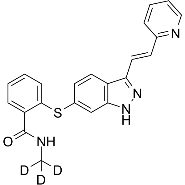 Axitinib-d3结构式