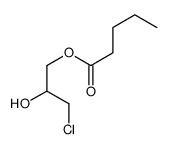 (3-chloro-2-hydroxypropyl) pentanoate结构式