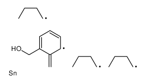 [2-(tributylstannylmethyl)phenyl]methanol结构式