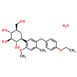 Luseogliflozin hydrate Structure