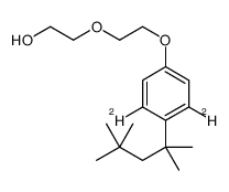 4-tert-Octylphenyl-3,5-D2 Diethoxylate Solution, 1ug/ml in Acetone Structure