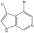 4-Bromo-3-chloro-1H-pyrrolo[2,3-c]pyridine Structure