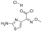 (Z)-2-(2-AMINO-1,3-THIAZOL-4-YL)-2-METHOXYIMINOACETYL CHLORIDE HYDROCHLORIDE Structure