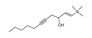 1-(trimethylsilyl)-1(E)-undecen-5-yn-3-ol Structure