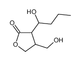 3-(1-hydroxybutyl)-4-(hydroxymethyl)oxolan-2-one Structure