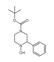 4-hydroxy-3-phenyl-piperazine-1-carboxylic acid tert-butyl ester Structure