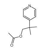 2-methyl-2-(pyridin-4-yl)propyl acetate Structure