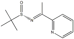 (S,E)-2-methyl-N-(1-(pyridin-2-yl)ethylidene)propane-2-sulfinamide Structure