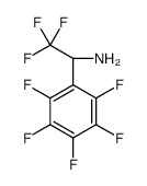 (1S)-2,2,2-trifluoro-1-(2,3,4,5,6-pentafluorophenyl)ethanamine结构式