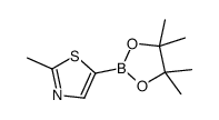 2-Methyl-5-(4,4,5,5-tetramethyl-1,3,2-dioxaborolan-2-yl)-1,3-thiazole structure