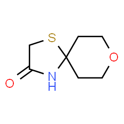 8-恶-1-硫代-4-氮杂螺[4.5]癸-3-酮结构式