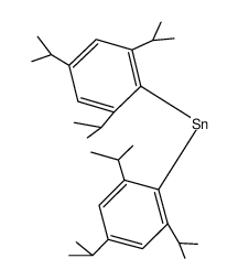 bis(2,4,6-triisopropylphenyl)stannylene Structure