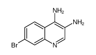 7-Bromoquinoline-3,4-diamine structure