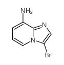 3-溴咪唑并[1,2-a]吡啶-8-胺结构式