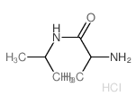 2-Amino-N-isopropylpropanamide hydrochloride结构式