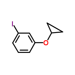 1-(Cyclopropyloxy)-3-iodobenzene Structure