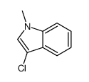 3-chloro-1-methyl-1H-indole结构式