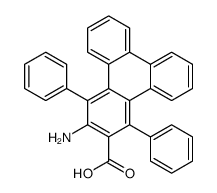 3-amino-1,4-diphenyltriphenylene-2-carboxylic acid结构式