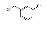 1-Bromo-3-(chloromethyl)-5-iodobenzene Structure