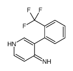 3-(2-(trifluoromethyl)phenyl)pyridin-4-amine结构式
