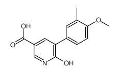 5-(4-methoxy-3-methylphenyl)-6-oxo-1H-pyridine-3-carboxylic acid Structure
