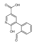 5-(2-formylphenyl)-6-oxo-1H-pyridine-3-carboxylic acid Structure